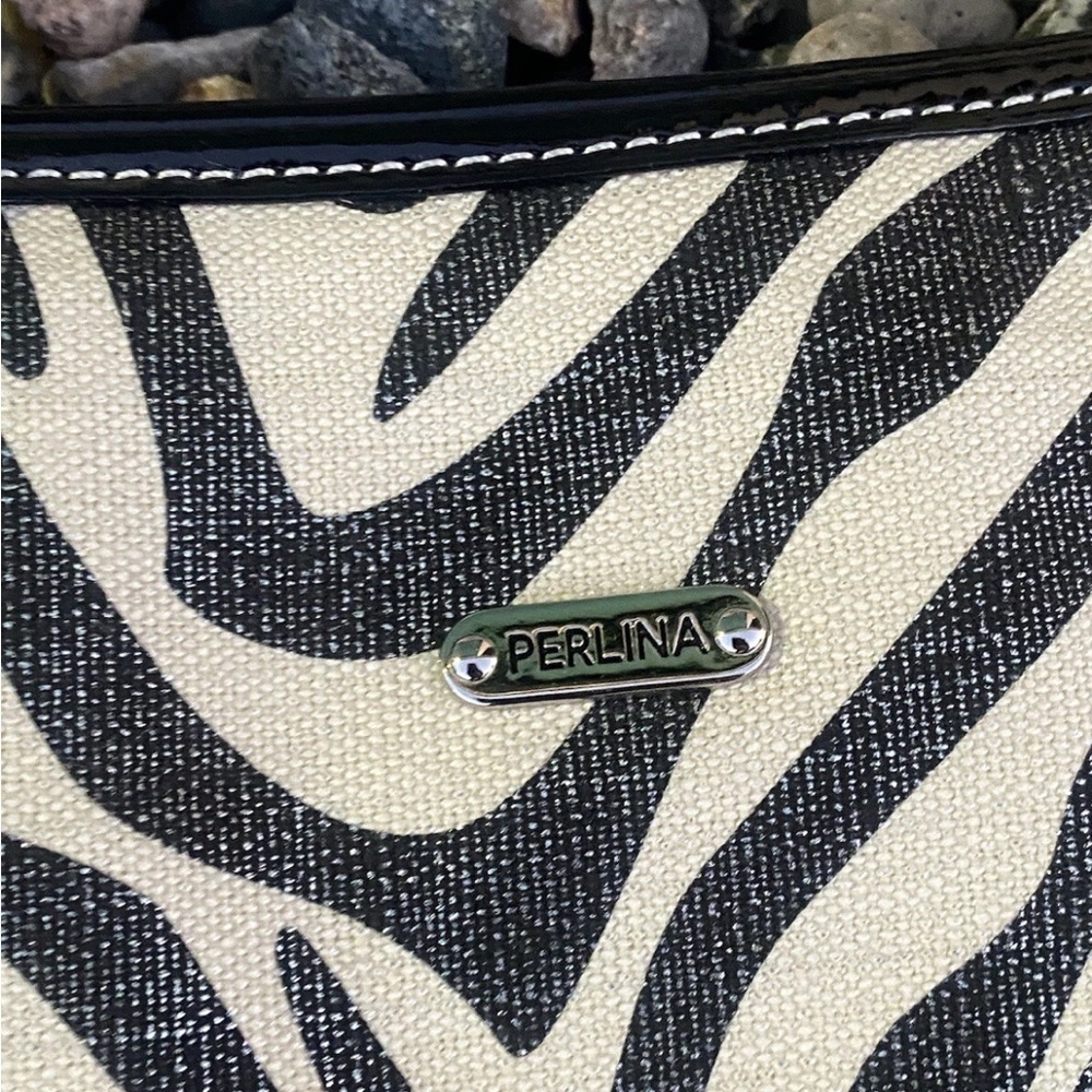 Perlina Black and White Zebra Tote NWT - Picture 2 of 4